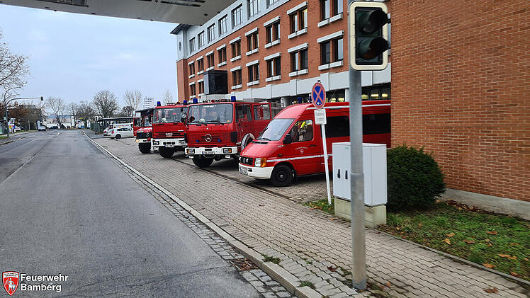 Bamberg: Brand in Industriegebäude