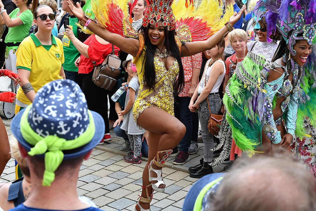 Umzug beim Samba-Festival in Coburg