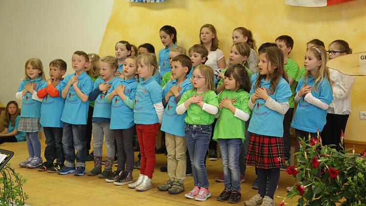 Der Kinderchor Weingarts-Kunreuth Foto: Franz Galster