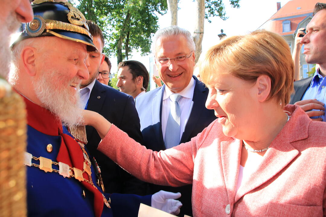 Angela Merkel zu Besuch in Bad Kissingen
