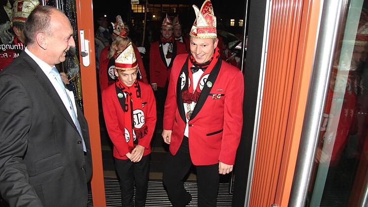 Impressionen vom Rathaussturm  Richard Sänger