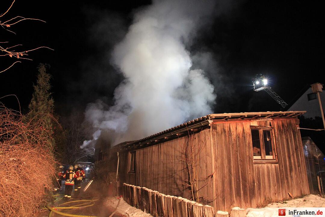 Feuer in Schreinerei in Heroldsbach
