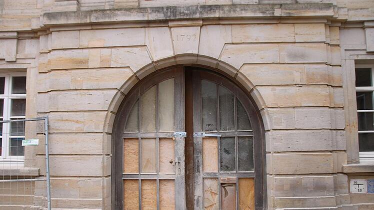 Die Sanierung des Alten Rathauses in Thurnau macht Fortschritte.Katrin Geyer