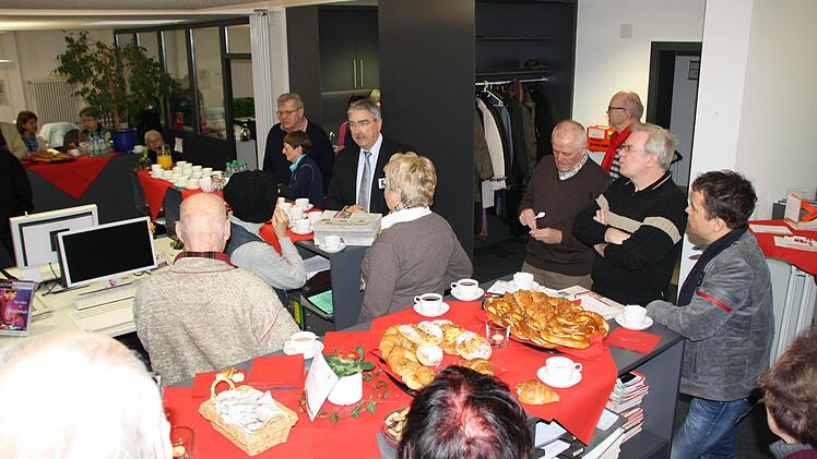 Eindrücke vom Redaktionsfrühstück der Saale-Zeitung. Foto: Ralf Ruppert