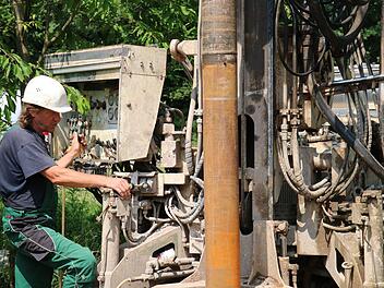 Der Untergrund zwischen Kauernburg und Untersteinach wird untersucht. Foto: Jürgen Gärtner