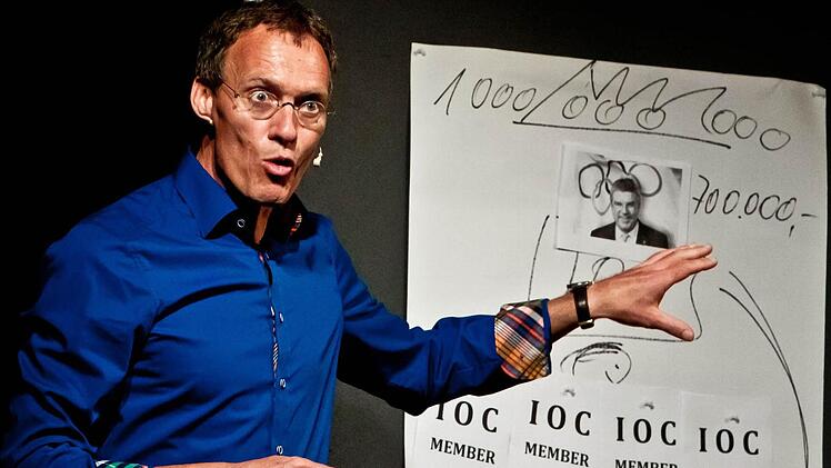 Dieter Baumann beleuchtet die finanziellen Verstrickungen des IOCFoto: Jochen Berger