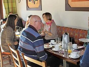 Gemütliches Beisammensein in Ebermannstadt  Foto: Carmen Schwind