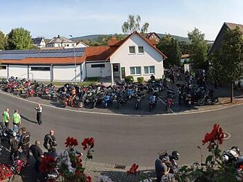 Bereits zum dritten Mal fanden sich Rhöner Biker zu einem Motorradgottesdienst ein.  Foto: Dan Dubbe