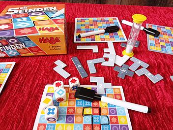 Spiele-Test: Würfelspiel "5er finden" von Haba