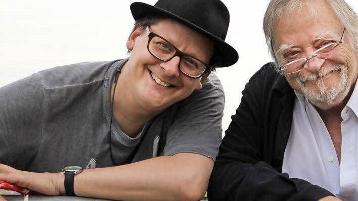 Die bekannten Schauspieler Jan Becker (links) und Andreas Mannkopff wirken beim "Florentinerhut" mit. Foto: Mariell Dörrschmidt