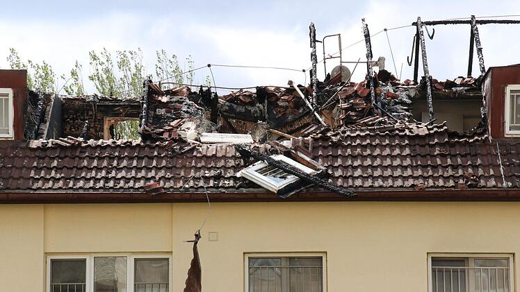Am 22. September 2018 kam es im Bamberger Ankerzentrum für Flüchtlinge zu einem Großbrand. Die Ursache steht noch immer nicht fest Foto: Sebastian Schanz