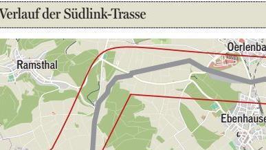 Quelle: Arge S&uuml;dlink, Tennet, Transnet BW/Grafik: Klaus Heim