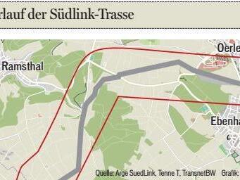 Quelle: Arge Südlink, Tennet, Transnet BW/Grafik: Klaus Heim
