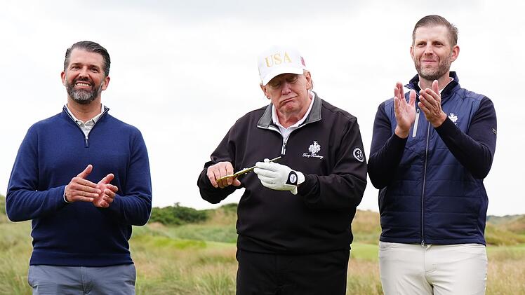 US-Pr&auml;sident Trump in Schottland