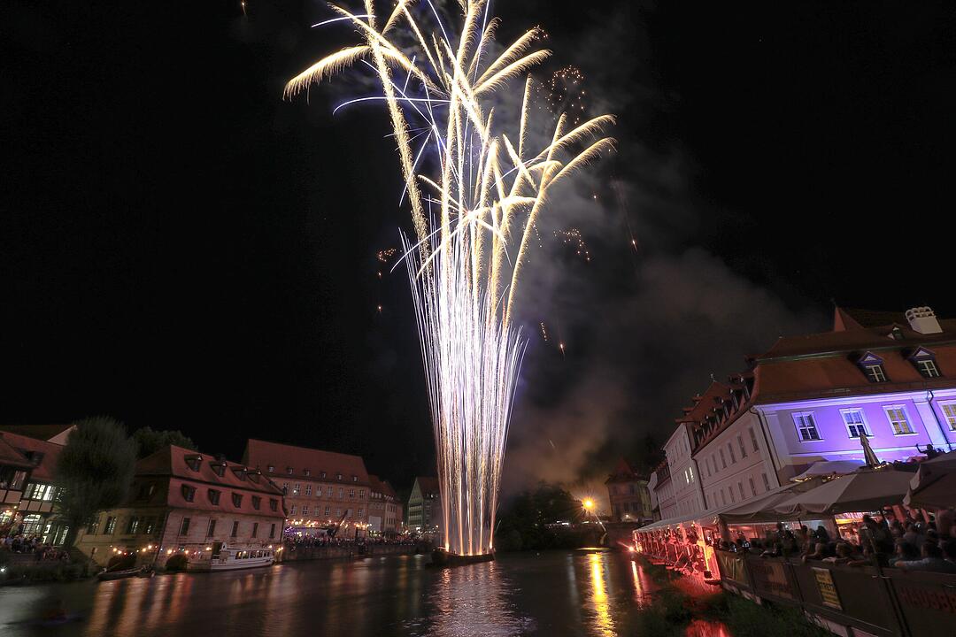 Sandkerwa 2019: das Abschlussfeuerwerk
