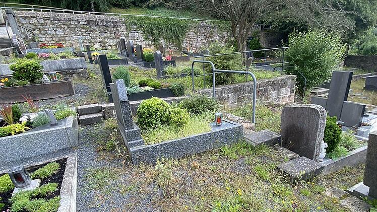 "Naturfriedhof" allzu wörtlich genommen?! "Unkraut-Acker" anstatt Gottesacker", monierten einige Bürger. Foto: Hans-Peter  Ehrensberger