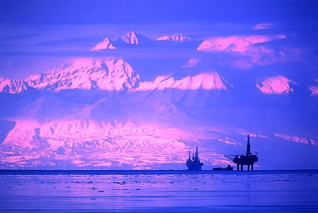 Alpengl&uuml;hen in Alaska