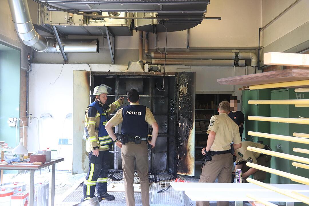 Brand an Berufsschule in Forchheim