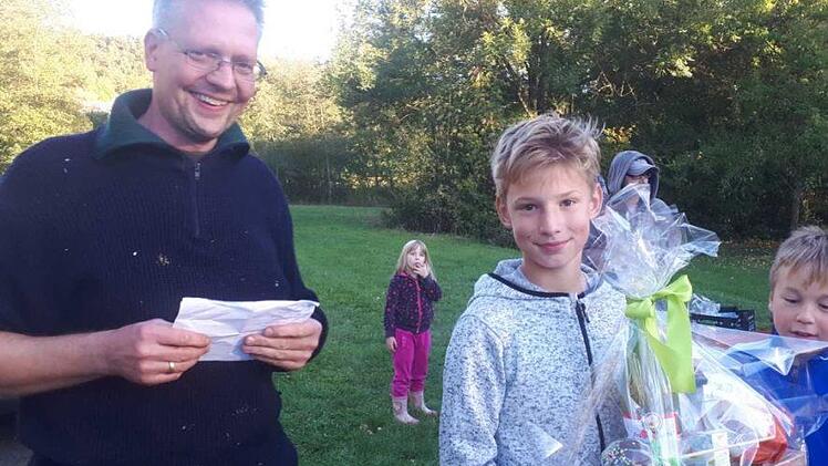 Jannik Bayer siegte in der Altersklasse neun bis 14 Jahre.Heike Sch&uuml;lein