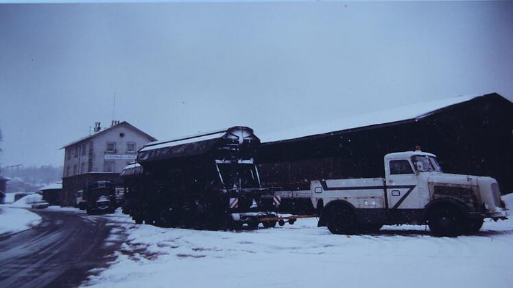Wieder einmal ein Culemeyer-Transport im Schnee. Foto: privat