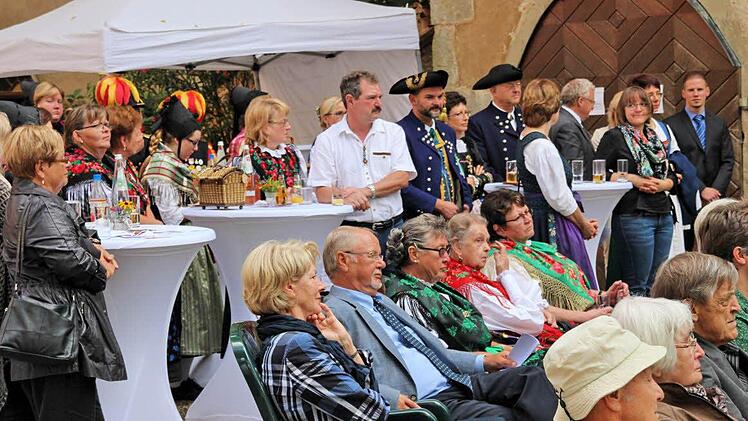 Kulturempfang des Bezirks Unterfranken auf Schloss Aschach. Foto: Dieter Britz