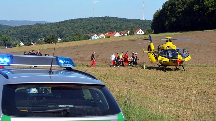 Unfall bei Rannungen Foto: Peter Rauch