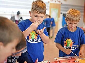 Alle Sinne wurden beim Projekttag Sport und Ernährung angesprochen. Die Kinder erfuhren, wie gesundes Leben Spaß macht. Foto: privat