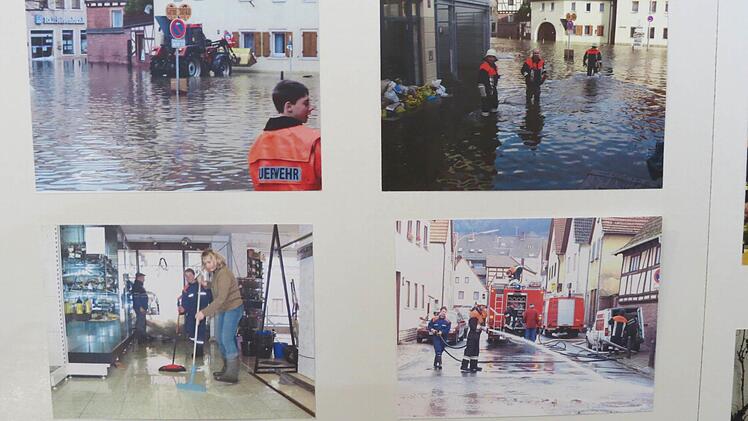 Aus der Bilderausstellung: Fotos vom Jahrhundert-Hochwasser 2003. Foto: Doris Bauer