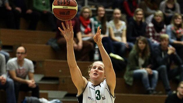 Jessica Miller bot in Mainz mit 20 Punkten, 10 Rebounds, 7 Assists und 5 Ballgewinnen eine herausragende Vorstellung. Foto: sportpress