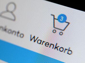 Warenkorb im Internet