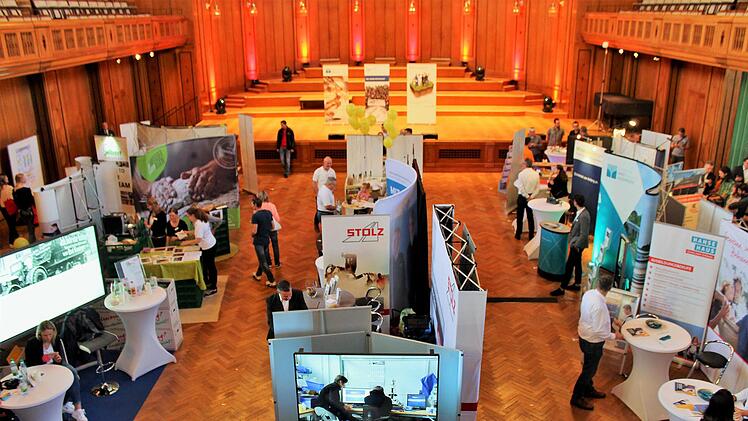 Der Max-Littman-Saal wurde zur Jobmesse. Werner Vogel