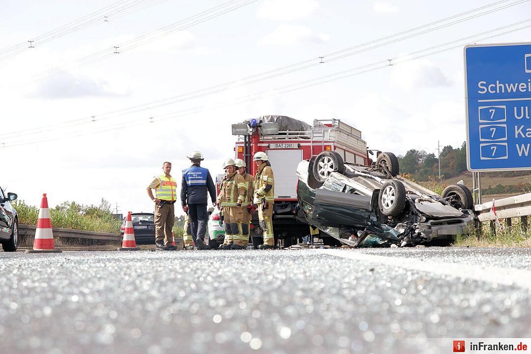 Unfall auf der A70 bei Viereth