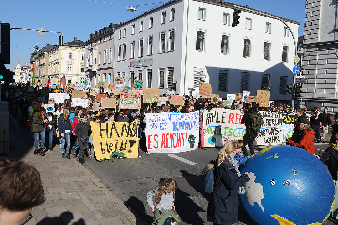Bamberg; Demo Klima; Foto: Barbara Herbst