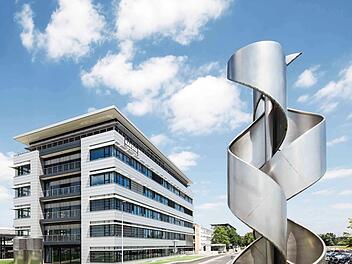 Die Firmenzentrale des Unternehmens Kaeser-Kompressoren in Coburg  Foto: Daniela Köhler