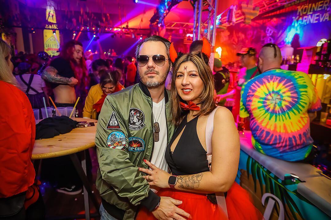 Beste Partystimmung in der Stadthalle