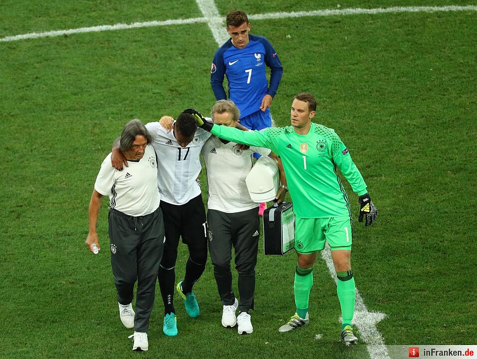 e bittere Niederlage der Deutschen