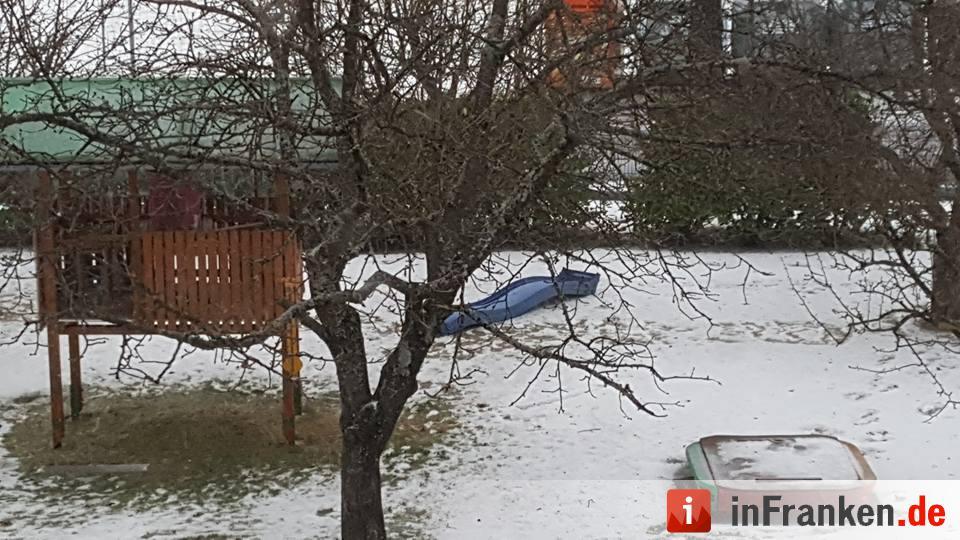 Sturmtief Egon zieht über Franken