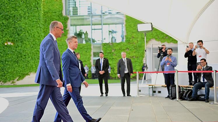 Ungarns Ministerpr&auml;sident Magyar in Berlin