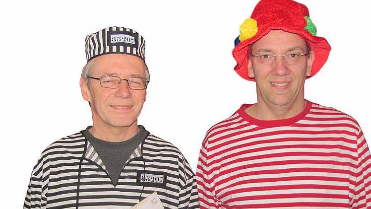 Unter den Narren: Sozialamtsleiter Peter Schubert und Dritter Bürgermeister und Sozialreferent Thomas Nowak (SPD).