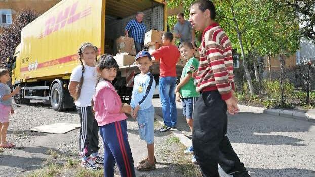 Die Hilfspakete werden in Rumänien schon erwartet.  Foto: Bauernschubert