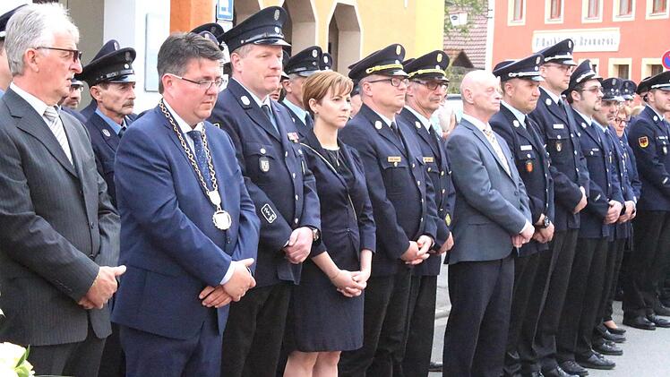 Gedenkfeier am Kriegerehrenmal, Fotos: Roland Dietz