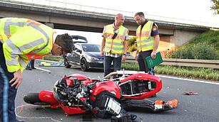 Tödlicher Verkehrsunfall auf der A73 bei Hirschaid