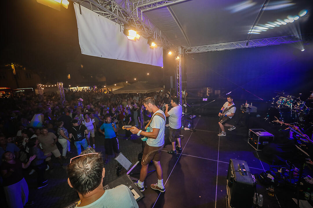 Beste Stimmung beim Stadtfest in Schweinfurt.