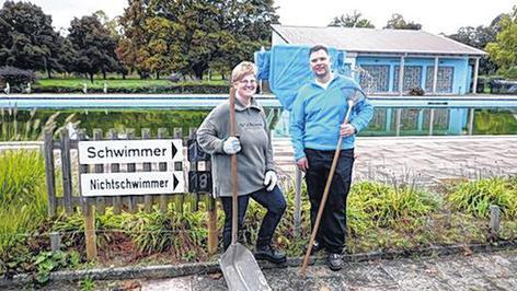 Volkacher Freibad winterfest gemacht