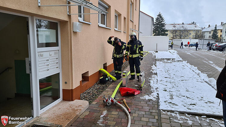 Bamberg: Brand in Wohnhaus