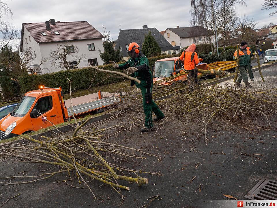 Tornado in Kürnach - Tag danach