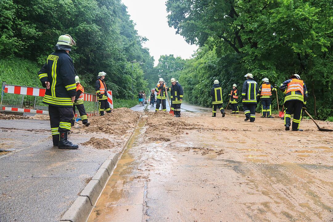 Starkregen und Hagel: Unwetter über Bamberg