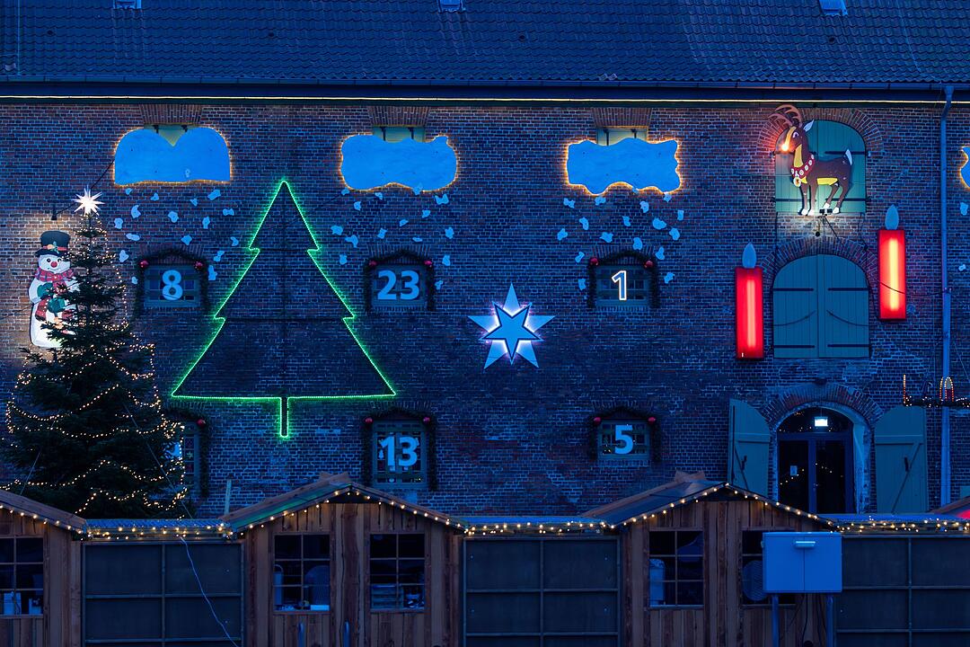 Packhaus in Tönning als Adventskalender