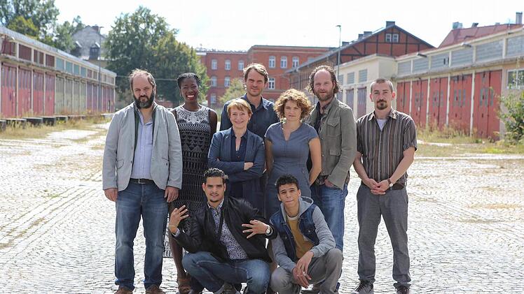 Das Franken-Tatort Team in Bamberg Foto: Harald Rieger