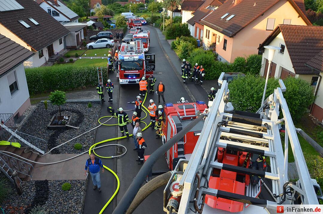 Aura an der Saale: Acht Verletzte bei Brand
